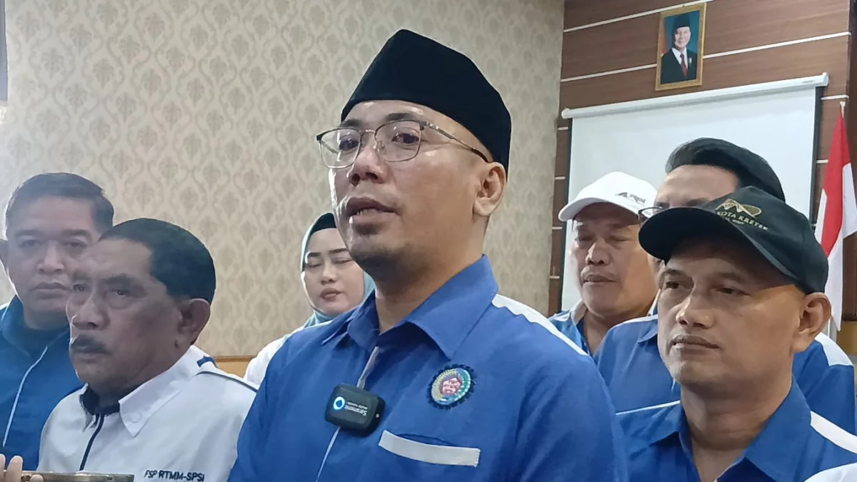 Ketua Umum Federasi Serikat Pekerja Rokok Tembakau Makanan Minuman Serikat Pekerja Seluruh Indonesia (FSP RTMM-SPSI), Hendry Wardana, di Kabupaten Semarang, Sabtu, 31 Oktober 2026. (Bowo Pribadi/beritajateng.tv)