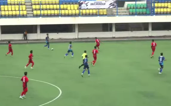 Laga final sepak bola Kota Semarang Vs Solo, pada Pekan Olahraga Provinsi (Porprov) XVII Jawa Tengah (Jateng) 2026, dari Stadion Citarum, Kota Semarang, Selasa, 27 Oktober 2026. (Foto: tangkapan layar YouTube KONI Kota Semarang)